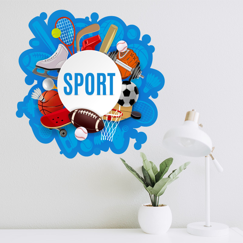 Αυτοκόλλητα τοίχου με Sports All sports